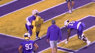 LSU Football Hits the Field for Spring Practice Day 2