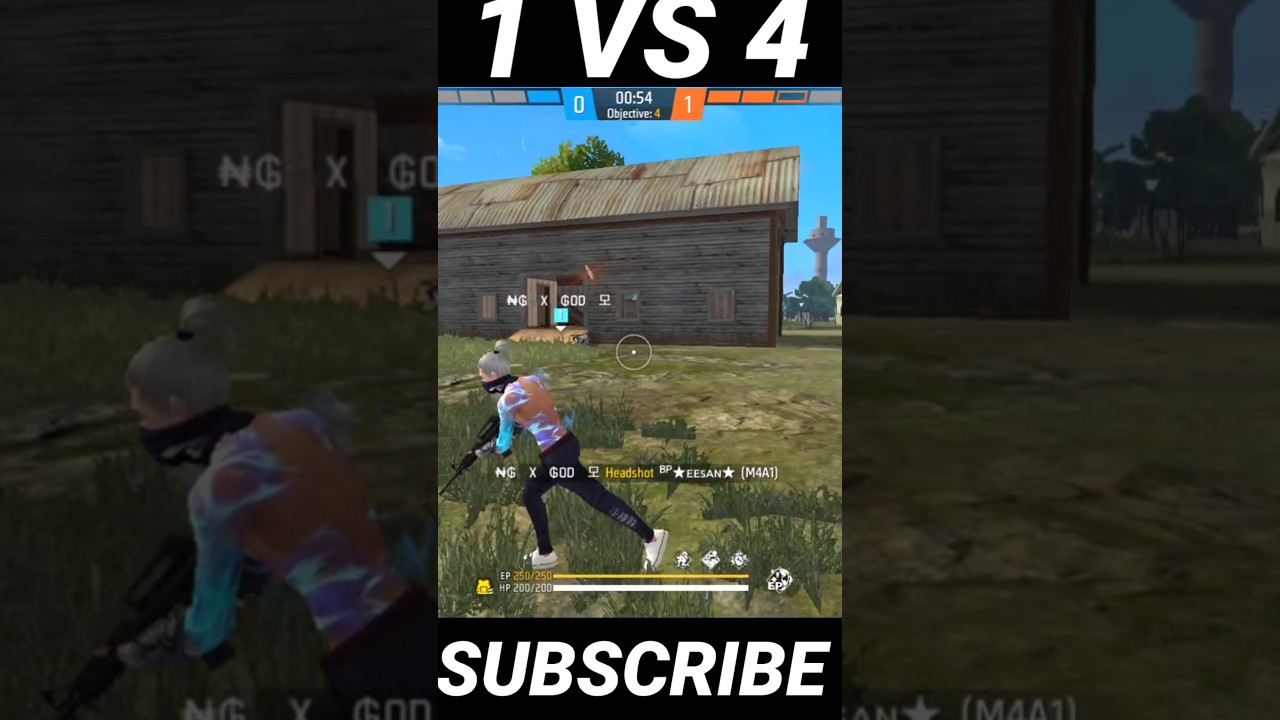 1 vs 4 Impossible Clutch 🔥🎯 Teammates Get Shocked 😱🥵 #freefire #shorts ...