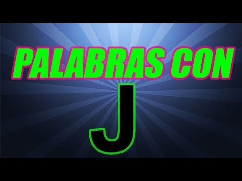 Palabras con j mayuscula