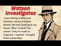 Learn english through story level 4  english story  english listening practice watson investigates