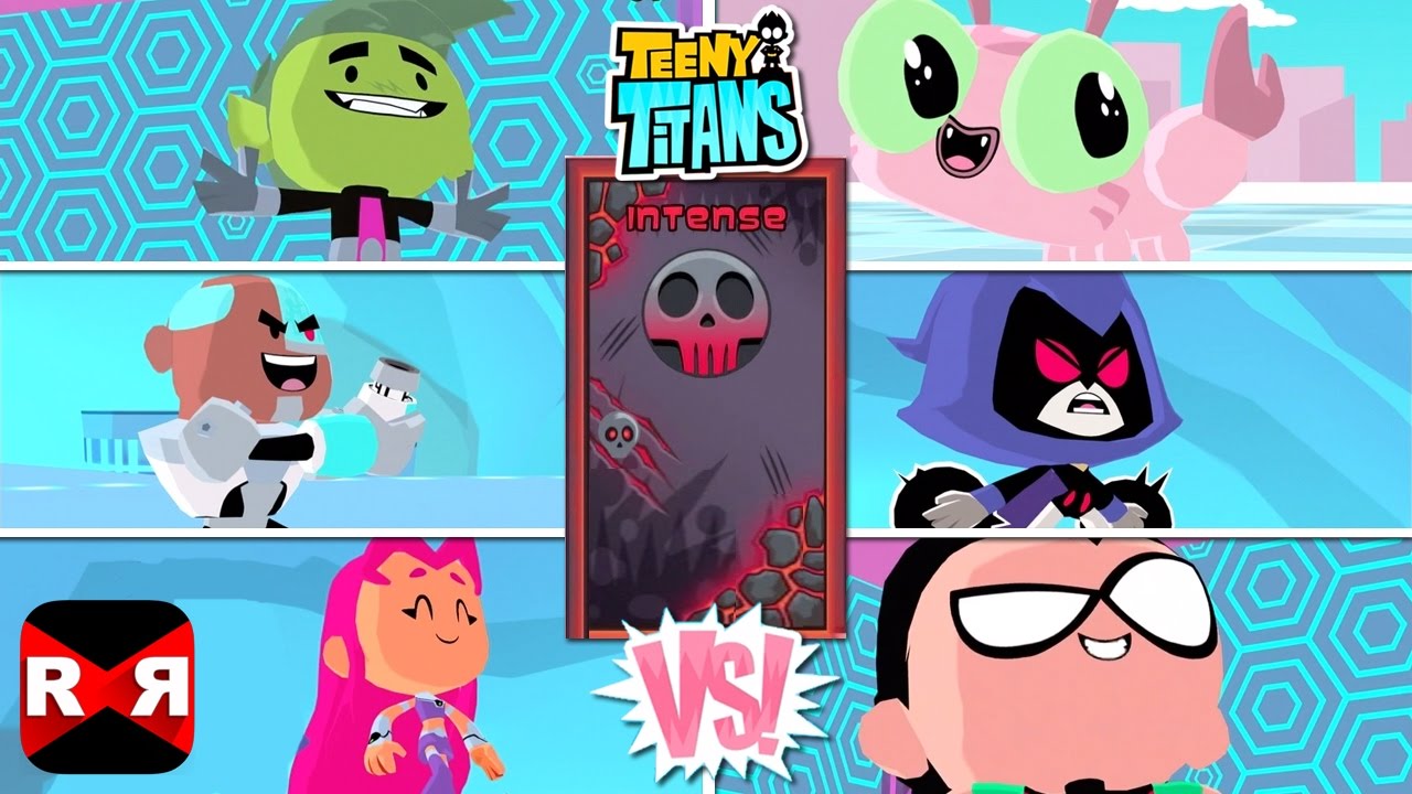 Teeny Titans - All Teen Titans Team on Intense Challenge Mode Gameplay