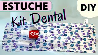 COMO HACER UN ESTUCHE PARA EL CEPILLO Y CREMA DE DIENTES  PLASTIFICAMOS LA TELA! | Yuyis Creations