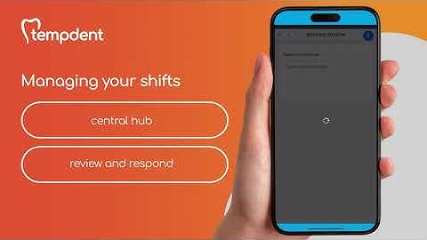 Book and manage your locum shifts with Tempdent and Isimio!