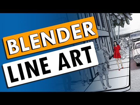 Blender 2.93 Grease Pencil Line Art Modifier Tutorial