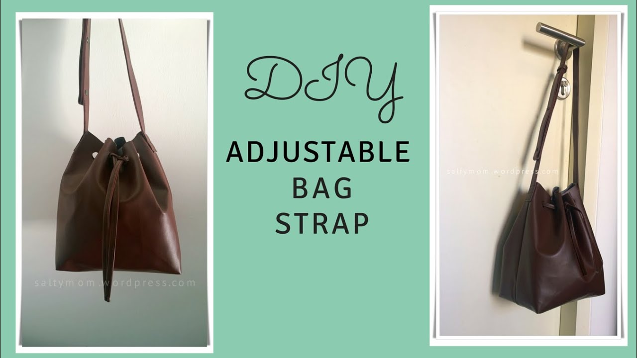 How to make adjustable purse strap adjustable shoulder strap bag strap  tutorial double sided strap — Blog