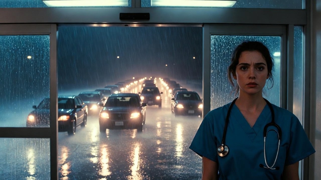 Młoda Pielęgniarka Uratowała Go Reanimacją… Chwilę Później Pod Szpital Podjechało 10 Czarnych SUV-ów