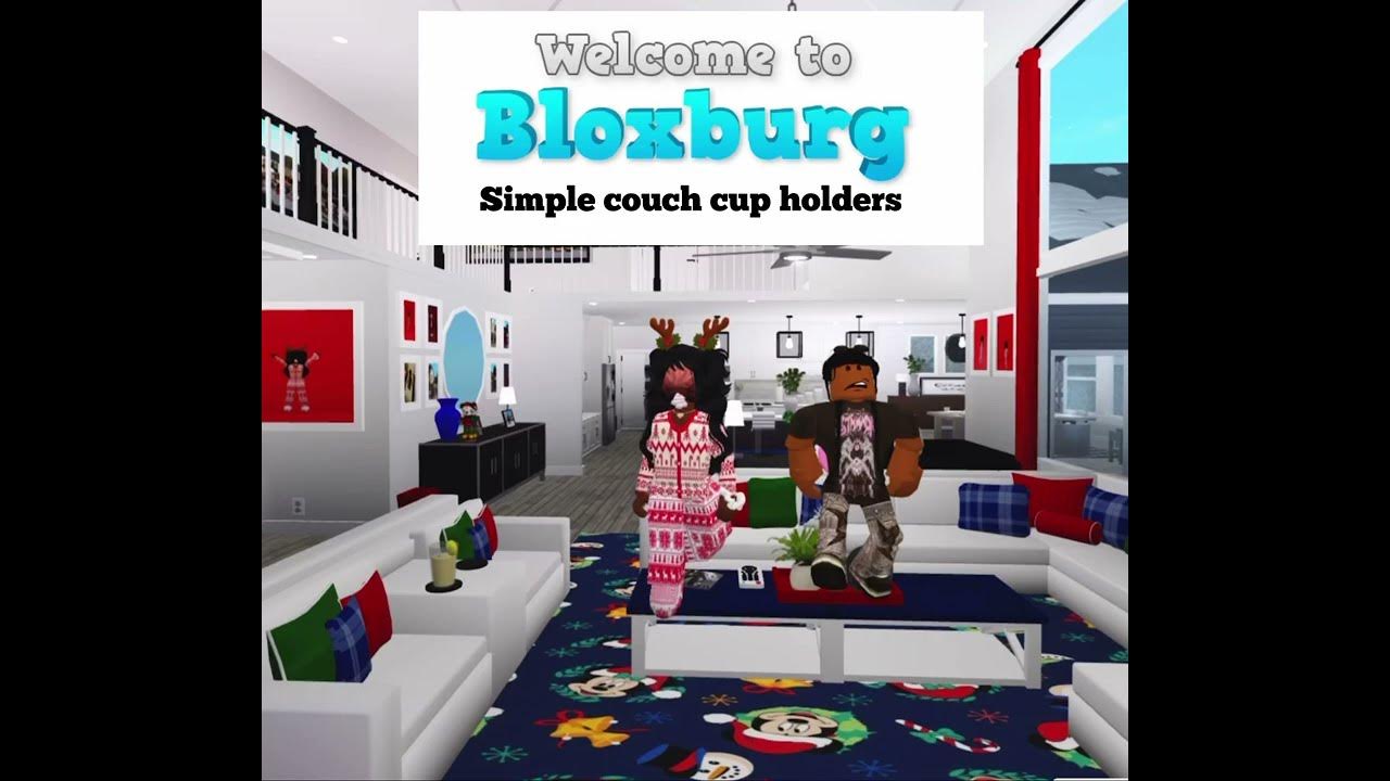 Bloxburg sofa with cup holders YouTube