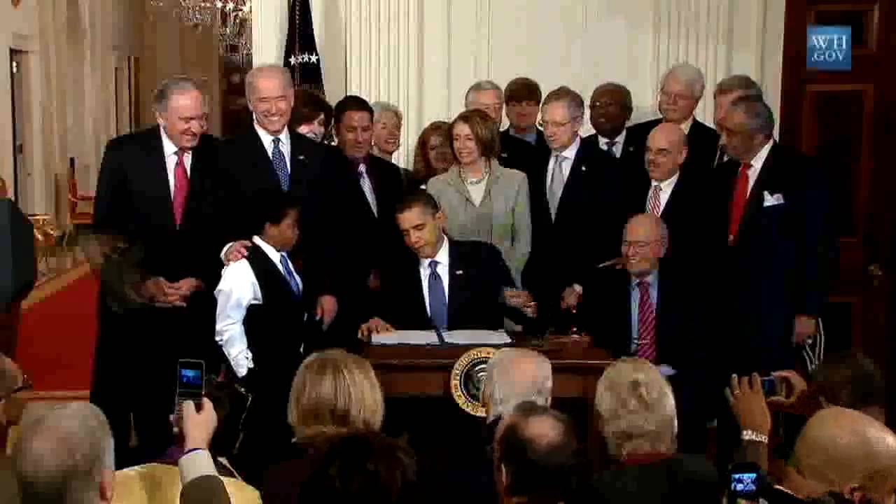 Image result for PHOTO OF PRESIDENT OBAMA SIGNING aca