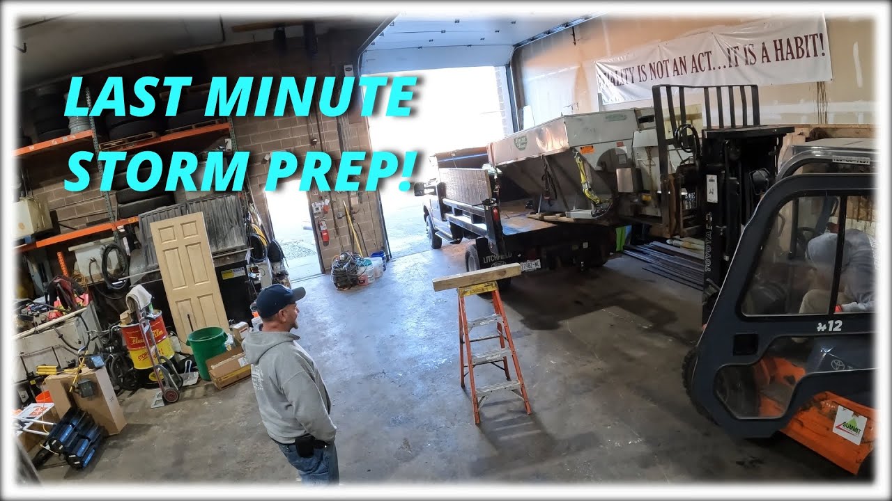 Last Minute Prep For Our First Snow Storm! - YouTube