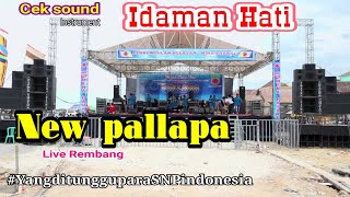 Cek Sound RAMAYANA Instrumen Idaman Hati NEW PALLAPA live Rembang (1) IDAMAN HATI