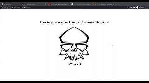 Improving your secure code review skills #1 - How to get started and how to improve