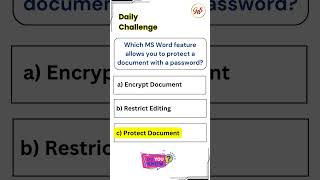 MS Word Quiz For Practice 😎| Microsoft Word Questions #msword