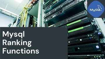Ranking Functions | MySQL | From Basics | Vaishali Belote