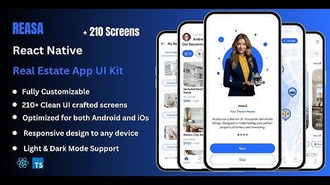 Reasa - Real Estate React Native App Ui Kit