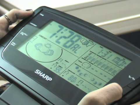 Sharp Wireless Weather Station - YouTube