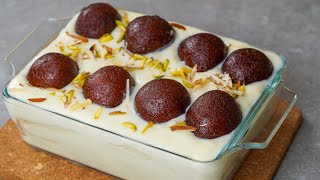 Gulab Jamun Dessert | The Best Dessert I Had Ever Tasted | Milk Gulab Jamun Pudding Dessert by N'Oven - Cake & Cookies 26,262 views 10 days ago 4 minutes, 12 seconds