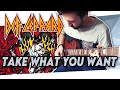 Def Leppard - Take What You Want (Guitar Cover) Diamond Star Halos album