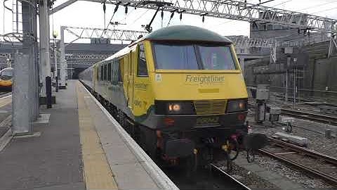 (HD) DB Cargo 67013 & Freightliner Class 90