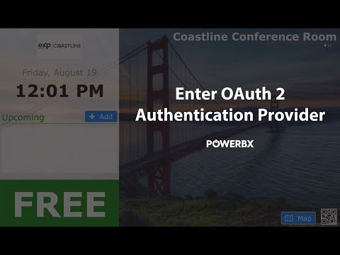4  Enter OAuth 2 Authentication Provider
