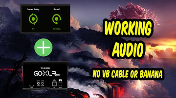 How to Set up Shadowplay with a GOXLR - without using Virtual Cables or Voicemeeter