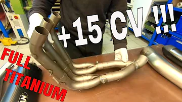 Come è fatto lo scarico di una moto?