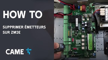 HOW TO: Comment supprimer télécommandes sur ZM3E?