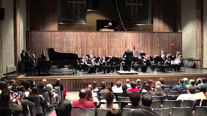 University of Akron Concert Band 2-29-12 playing B...