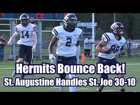 St. Augustine 30 St. Joseph Academy 10 | Week 1 Football | Tristan McLeer TD + INT