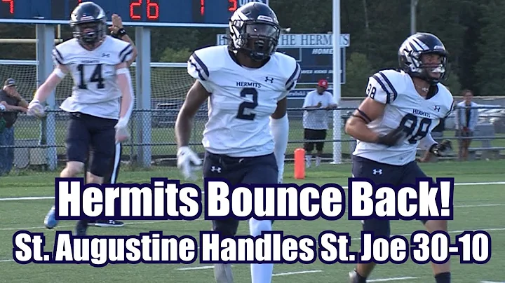 St. Augustine 30 St. Joseph Academy 10 | Week 1 Football | Tristan McLeer TD + INT