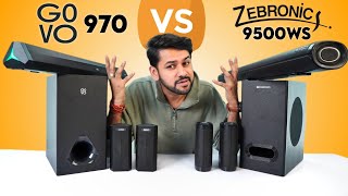 GOVO GoSurround 970 vs Zebronics Zeb Juke Bar 9500WS PRO: Which Soundbar Rules?