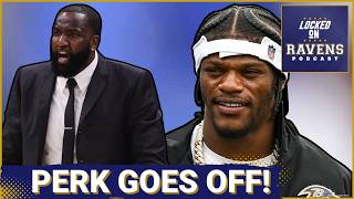 Kendrick Perkins GOES SCORCHED EARTH in Lamar Jackson's defense, Baltimore Ravens OL QUICKLY retires