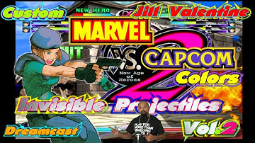Custom Jill Valentine Marvel vs. Capcom 2 Colors Invisible Projectiles Vol.2 Dreamcast