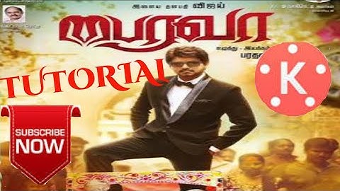 Bairavaa title animation tutorial