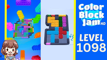 Color Block Jam Level 1098 Solution Walkthrough
