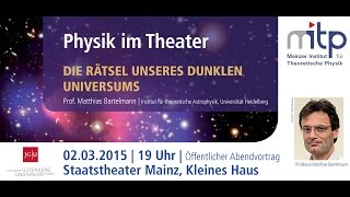 PHYSIK IM THEATER: Die Rätsel unseres dunklen Universums (02.03.2015)