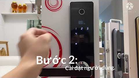 Cách cài đặt khoá điện tử cho cửa gỗ.(Neo)