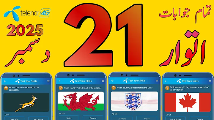 21 December 2025 Questions and Answers | My Telenor Today Questions | Telenor Questions Today