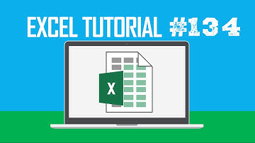 Excel Tutorial #134:  Filling Down from Cell Above (Ctrl + D)