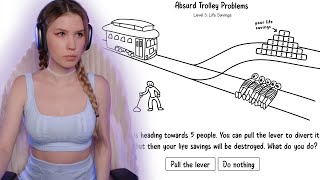 СЛОЖНЫЙ ВЫБОР или НЕТ? Absurd Trolley Problems
