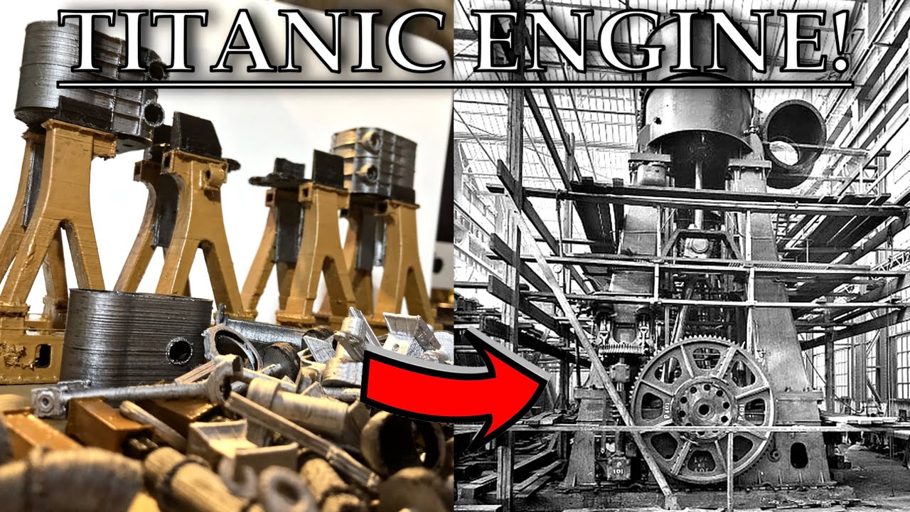 CARDBOARD TITANIC ENGINE ROOM MODEL BUILD Pt.1 - YouTube