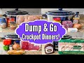 6 Cheap & Fancy Crockpot Dinners | The EASIEST Dump N' Go Tasty Slow Cooker Recipes | Julia Pacheco