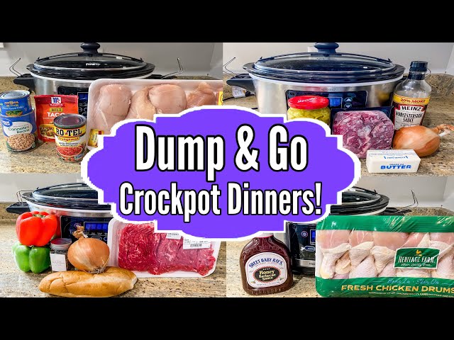 6 Cheap & Fancy Crockpot Dinners  The EASIEST Dump N' Go Tasty