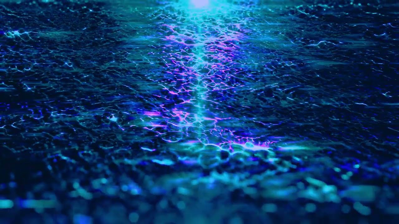 4K Neon Fantasy Waves - Overlay Background for Creators ║Intro - Template - HD Effect