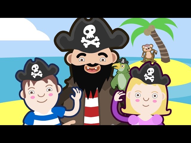 Happy Pirate Song | Actions Song For Children | Children Songs