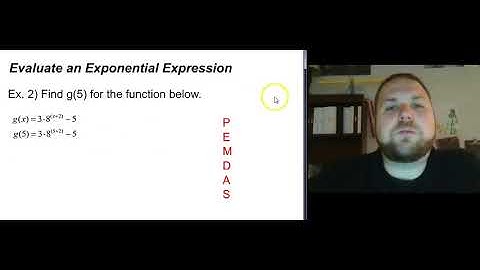 Evaluate an Exponential Function