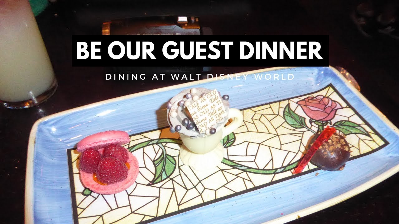 Be Our Guest Dinner All New Prix Fixe Menu Food And Beast Magic Kingdom Walt Disney World Youtube