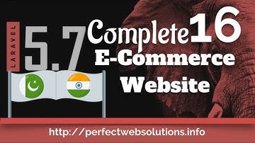 Part 16  Laravel 5.7 Complete E-Commerce Website in Urdu: Customer and Order System CRUD in Laravel
