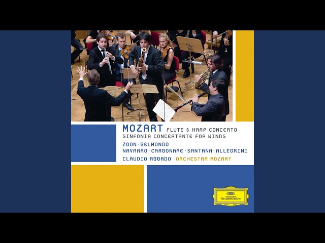 Mozart - Concerto pour flûte et harpe: 1er mvt : J.Zoon / L.Belmondo / Orch Mozart / C.Abbado