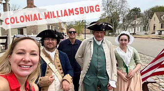 WELCOME to COLONIAL WILLIAMSBURG - TRAVEL VLOG