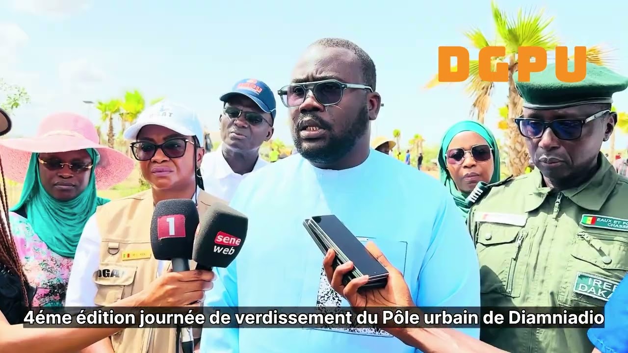 4e édition de la journée de verdissement du Pôle urbain de Diamniadio ce mercredi 6 Août 2025